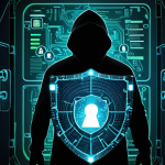 A visually striking duality representing digital vulnerability and robust protection. On one side, a dark, fragmented digital landscape shows chaotic data streams, broken padlock icons, and shadowy figures hinting at the dark web and data breaches. Scattered text snippets like "Stolen Passwords" or "Compromised Data" appear. On the other side, a bright, organized, and glowing digital fortress, represented by a secure vault or a stylized shield. Inside, numerous unique, complex passwords are seamlessly arranged, flowing from a strong, glowing "Password Manager" icon. Green and blue security lines crisscross, symbolizing unbreakable encryption. A silhouette of a user stands confidently behind this secure shield, protected. The overall aesthetic transitions from chaotic and dark to clean, secure, and reassuring, with high-tech, abstract elements.
