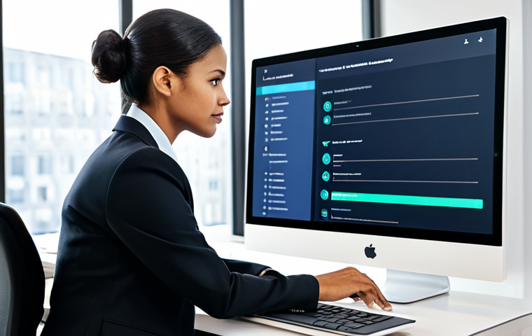 **
A professional individual, fully clothed in a modest business suit, seated at a modern desk in a sleek, well-lit office. The person is interacting confidently with a clean, intuitive digital interface on a large monitor, which displays advanced, customizable security settings for a password manager. The interface shows visual representations of adaptable password policies, multi-factor authentication options, and secure data categories. The individual's expression conveys competence and control, reflecting a sense of empowered security. safe for work, appropriate content, fully clothed, professional, perfect anatomy, correct proportions, natural pose, well-formed hands, proper finger count, natural body proportions, professional photography, high quality.

**