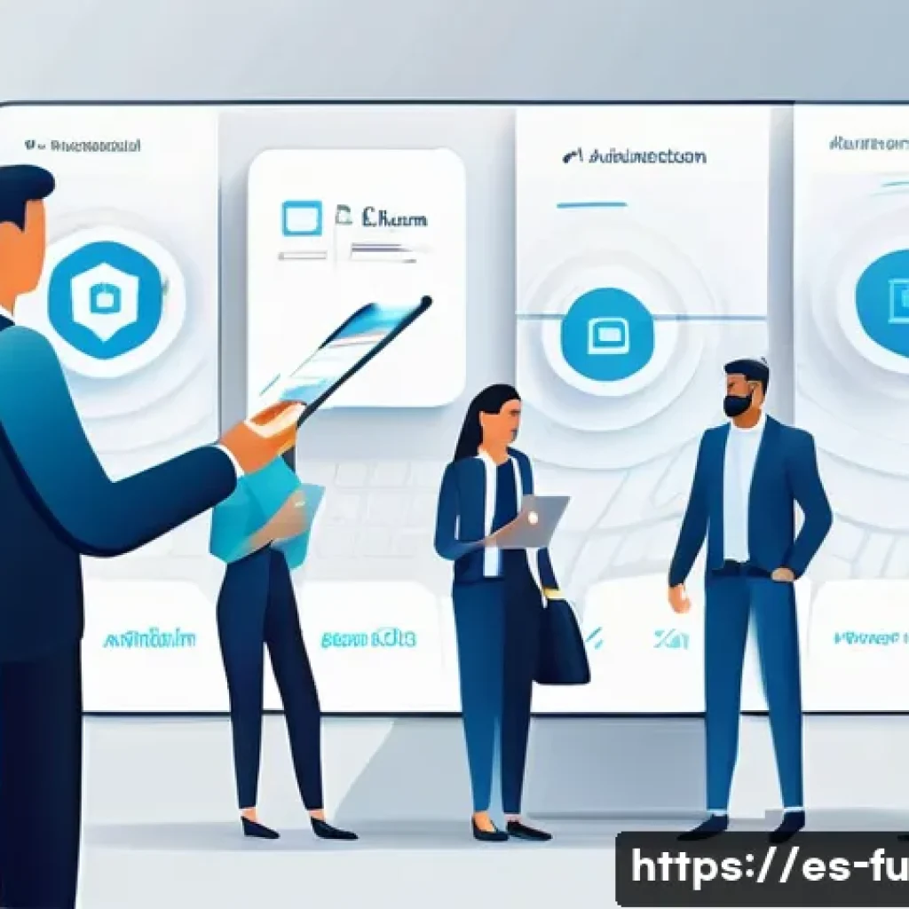 패스워드 관리 시스템의 데이터 안전성 - A modern digital security concept illustration showing a diverse group of Spanish-speaking professio...