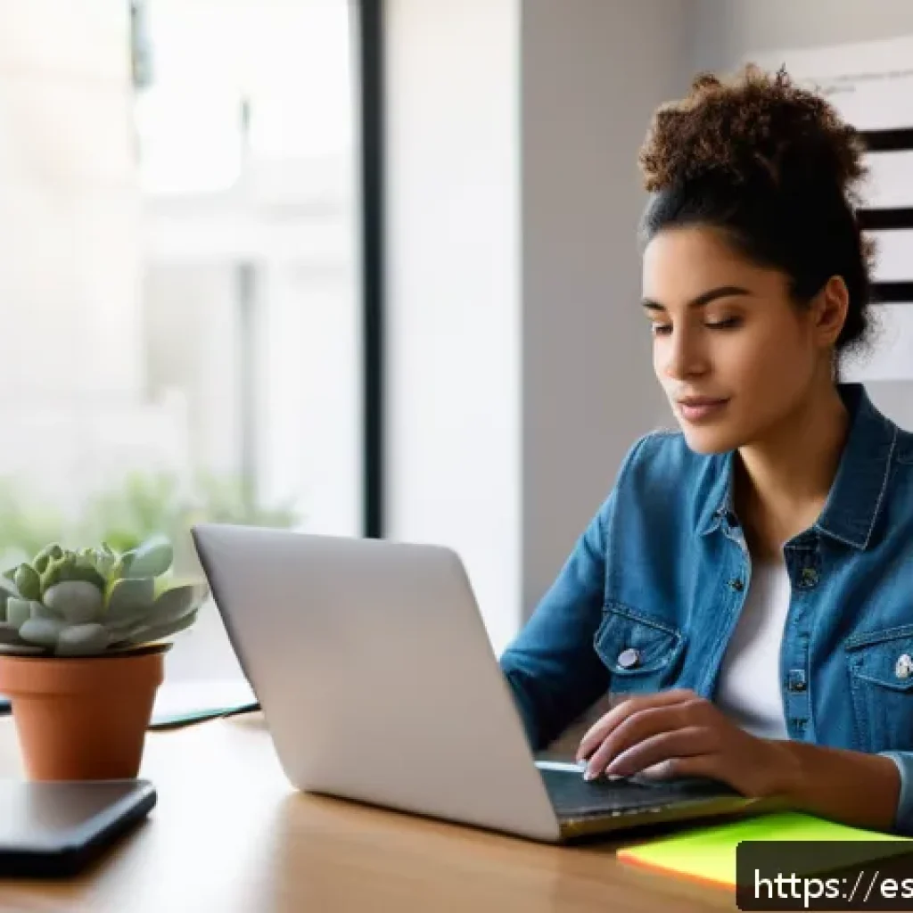 비밀번호 생성기 사용법 - A professional home office setting focused on digital security: a young Hispanic woman sitting at a ...