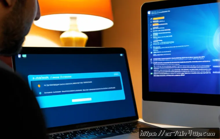 Home 17 패스워드 관리 시스템의 데이터 유출 사례 - Photorealistic cybersecurity incident scene in a modern Madrid home office, a concerned Spanish prof...